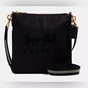 Coach Jes Slim Crossbody Bag Black NWOT